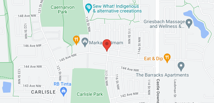 map of 14504 117 ST NW
